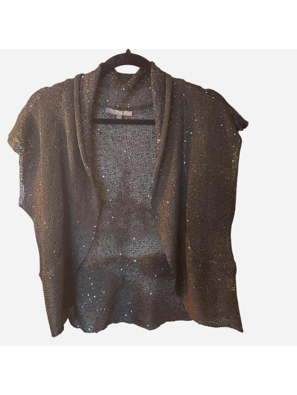 Matty m. Women's Black Cardigan